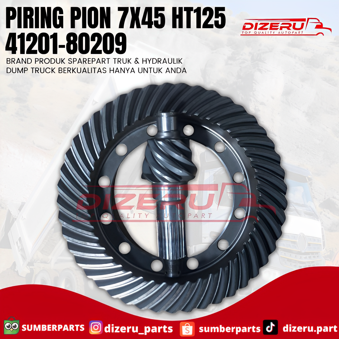 Piring Pion 7x45 HT125 41201-80209